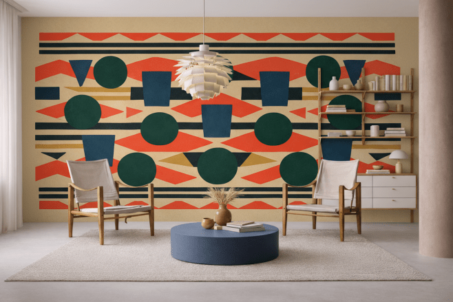 Ember Mosaic Canvas