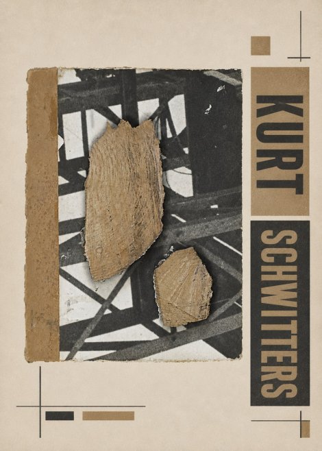 Kurt Schwitters Merz Collage with Found Objects No6 - Juliste