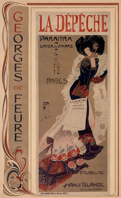 Georges de Feure La Dépêche I No3 - Juliste