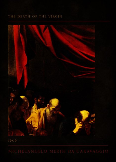 Michelangelo Merisi da Caravaggio The Death of the Virgin I No3 - Juliste