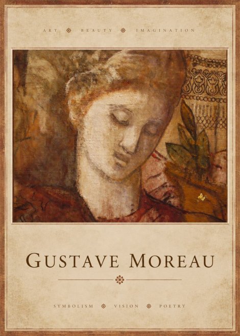 Gustave Moreau Female Head Study No2 - Juliste
