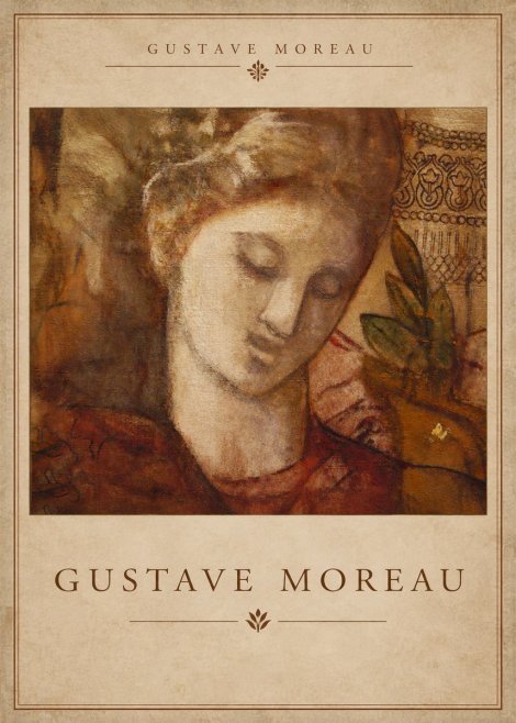 Gustave Moreau Female Head Study No4 - Juliste