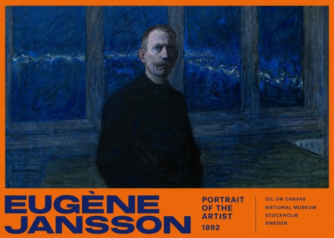 Eugène Jansson Portrait of the Artist I No2 - Juliste