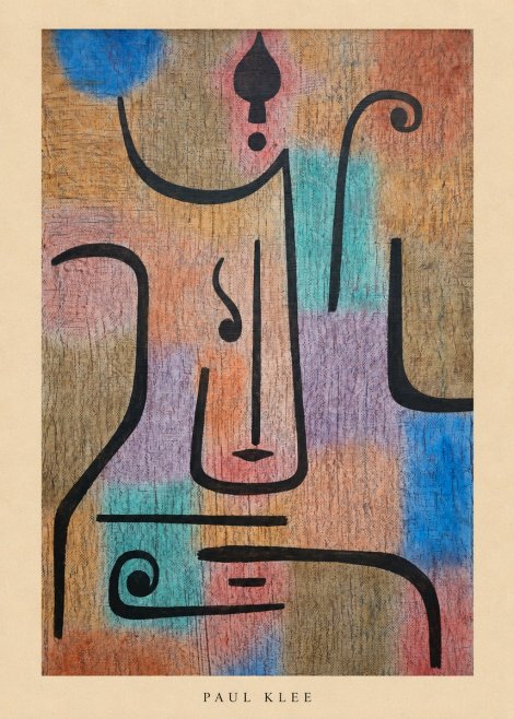 Paul Klee Mask of the Heart No5 - Juliste
