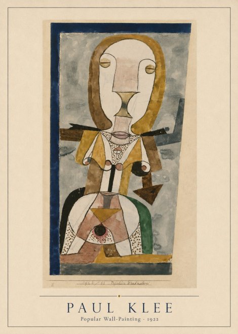 Paul Klee Popular Wall-painting No3 - Juliste