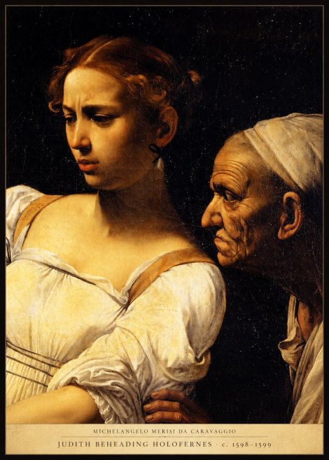 Michelangelo Merisi da Caravaggio Judith Beheading Holofernes I No4 - Juliste
