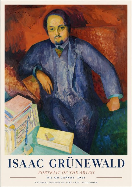Isaac Grünewald Portrait of the Artist No1 - Juliste