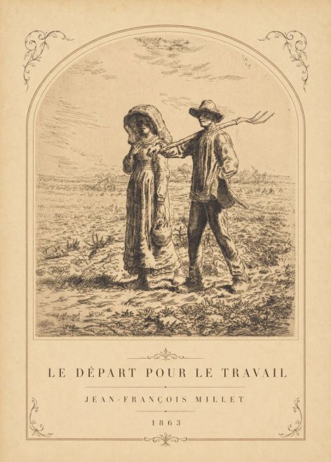 Jean-François Millet Le Départ Pour Le Travail I No3 - Juliste
