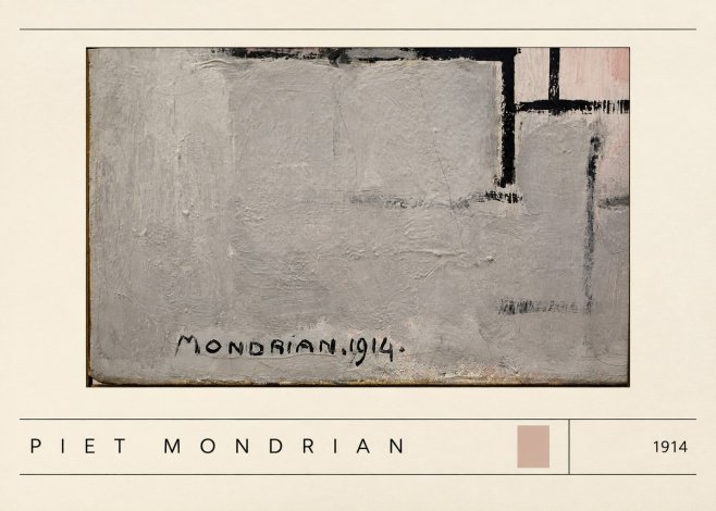 Piet Mondrian Composition 1914 No3 - Juliste