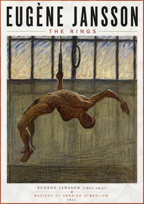 Eugène Jansson The Rings No6 - Juliste
