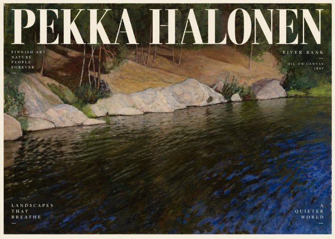 Pekka Halonen River Bank No2 - Juliste