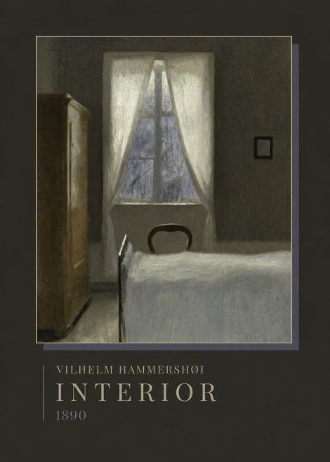 Vilhelm Hammershøi Interior I No4 - Juliste