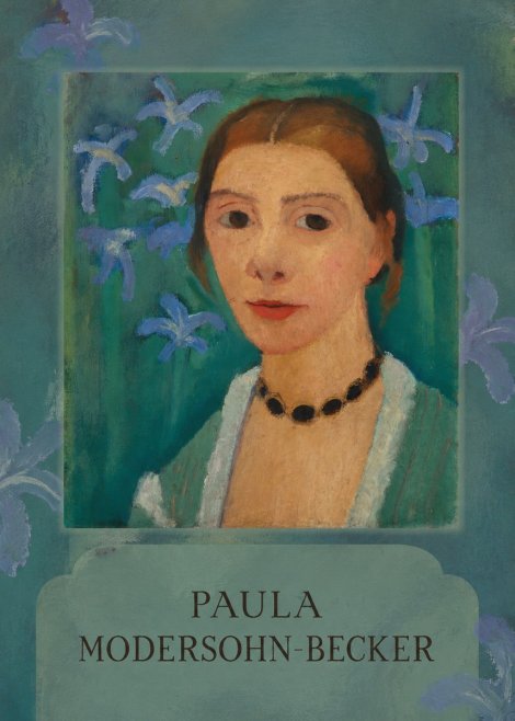 Paula Modersohn-Becker Self-portrait with Blue Flowers No3 - Juliste