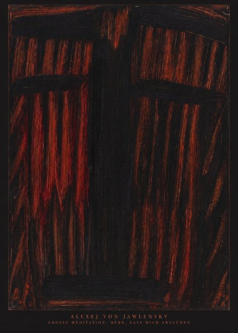 Alexej von Jawlensky Grosse Meditation: Herr, Lass Mich Erglühen No6 - Juliste