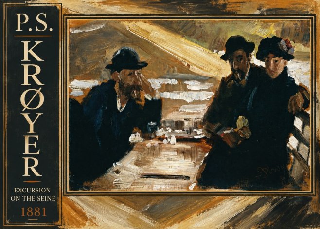 P.S. Krøyer Excursion on the Seine No2 - Juliste