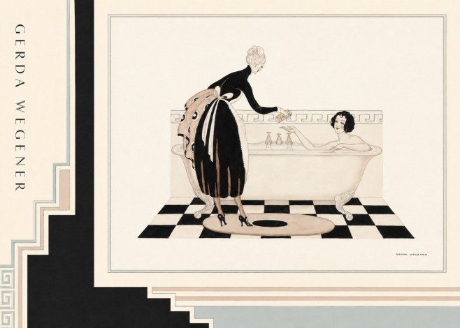 Gerda Wegener Woman in Bathtub No2 - Juliste