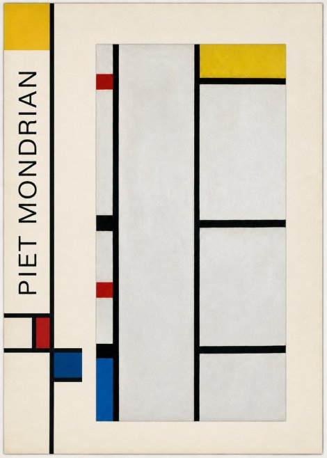 Piet Mondrian Composition with Red, Yellow, and Blue No2 - Juliste