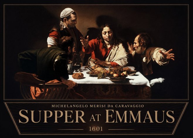 Michelangelo Merisi da Caravaggio Supper at Emmaus No6 - Juliste