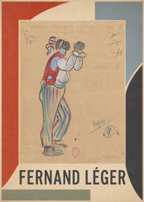 Fernand Léger Nègres – Bolivar No1 - Juliste