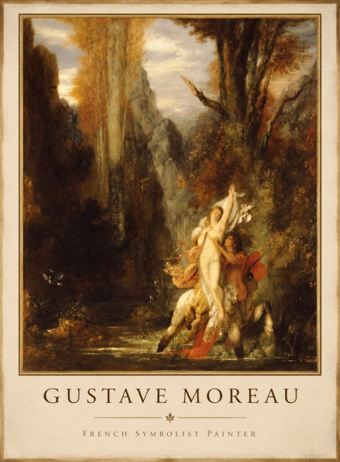 Gustave Moreau Jupiter and Semele I No1 - Juliste