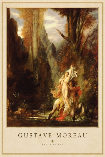 Gustave Moreau Jupiter and Semele I No2 - Juliste