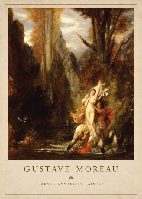 Gustave Moreau Jupiter and Semele I No5 - Juliste