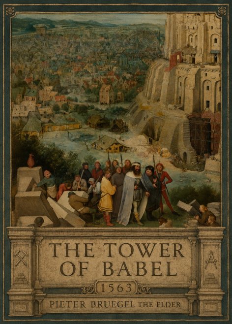 Pieter Bruegel The Tower of Babel I No6 - Juliste