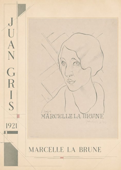 Juan Gris Marcelle La Brune I No3 - Juliste