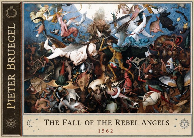 Pieter Bruegel The Fall of the Rebel Angels I No2 - Juliste