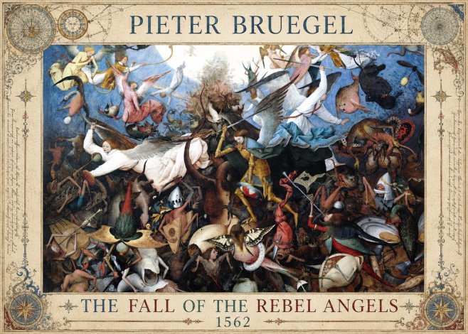 Pieter Bruegel The Fall of the Rebel Angels I No5 - Juliste