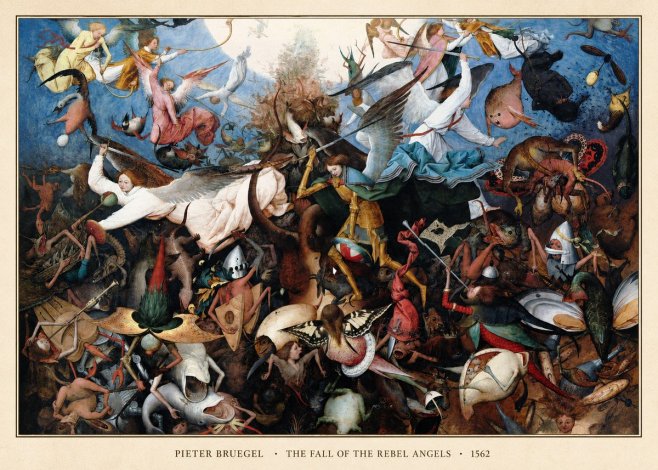 Pieter Bruegel The Fall of the Rebel Angels I No6 - Juliste