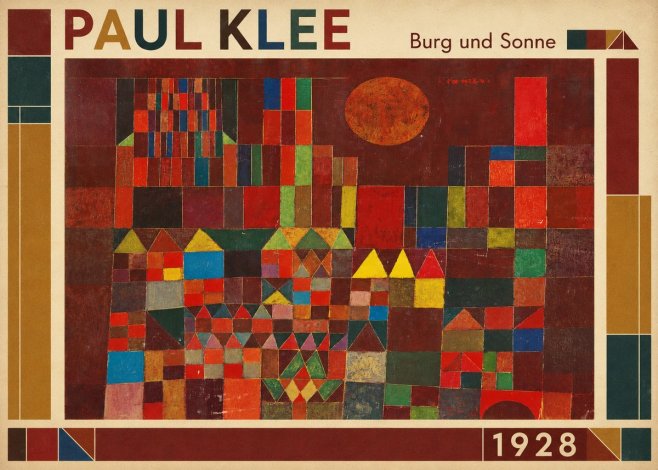 Paul Klee Burg Und Sonne No1 - Juliste