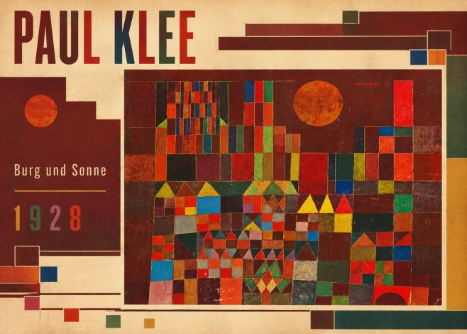 Paul Klee Burg Und Sonne No2 - Juliste