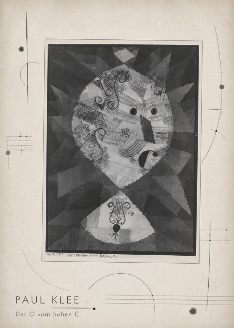Paul Klee Der O Vom Hohen C No2 - Juliste