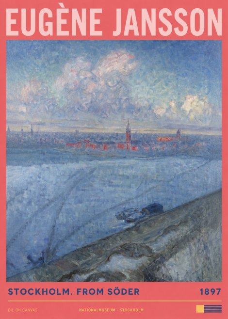 Eugène Jansson Stockholm. from Söder No2 - Juliste