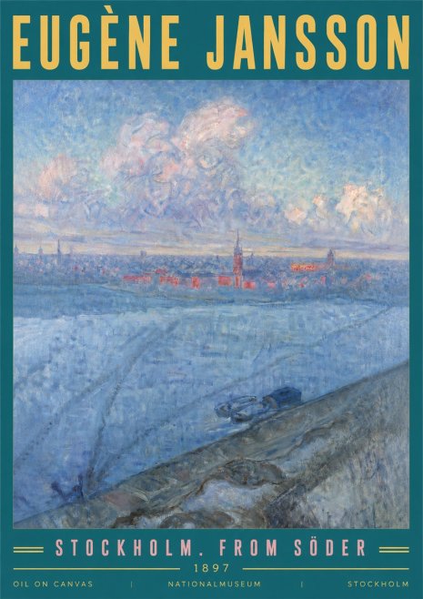 Eugène Jansson Stockholm. from Söder No5 - Juliste