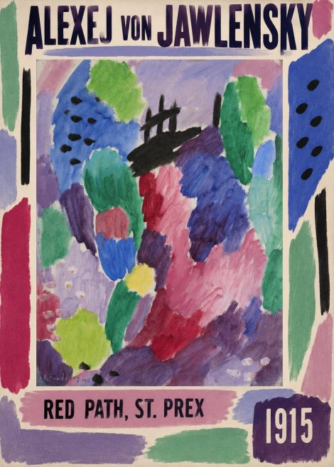 Alexej von Jawlensky Red Path, St. Prex I No2 - Juliste