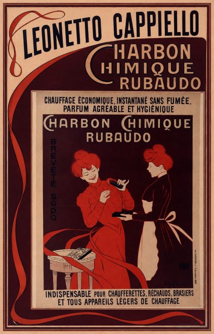 Leonetto Cappiello Charbon Chimique Rubaudo No1 - Juliste