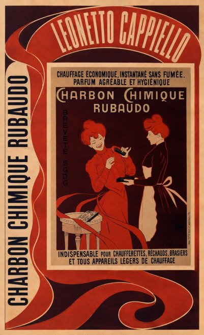 Leonetto Cappiello Charbon Chimique Rubaudo No2 - Juliste