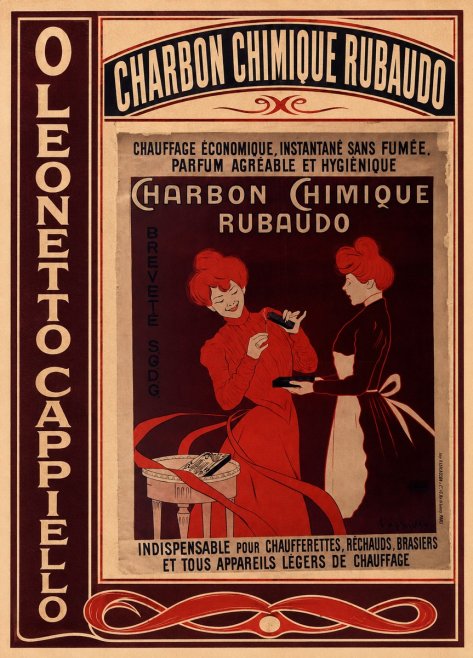 Leonetto Cappiello Charbon Chimique Rubaudo No4 - Juliste