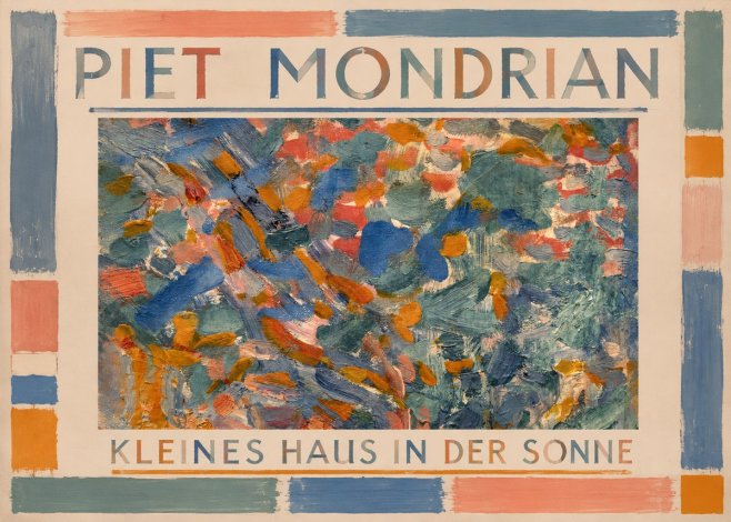 Piet Mondrian Kleines Haus in Der Sonne I No1 - Juliste