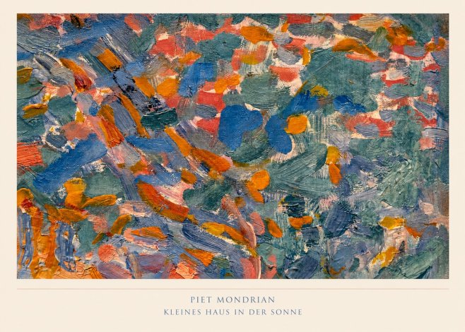 Piet Mondrian Kleines Haus in Der Sonne I No6 - Juliste