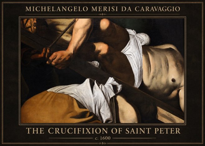 Michelangelo Merisi da Caravaggio The Crucifixion of Saint Peter I No1 - Juliste