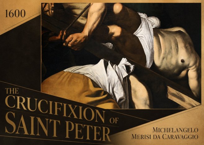 Michelangelo Merisi da Caravaggio The Crucifixion of Saint Peter I No3 - Juliste