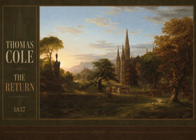 Thomas Cole The Return I No2 - Juliste
