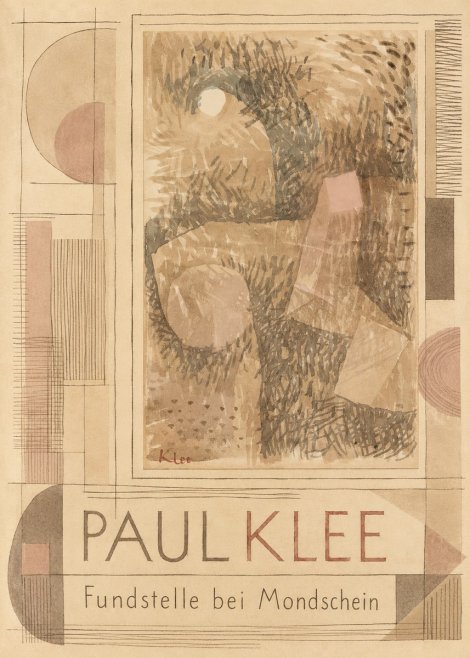 Paul Klee Fundstelle Bei Mondschein No6 - Juliste