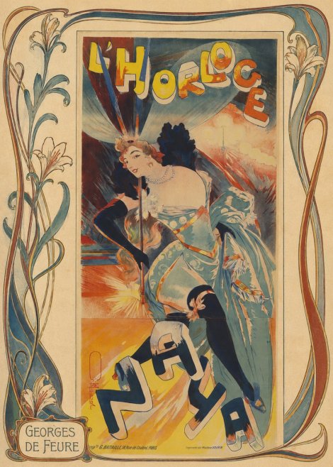 Georges de Feure L'horloge I No1 - Juliste
