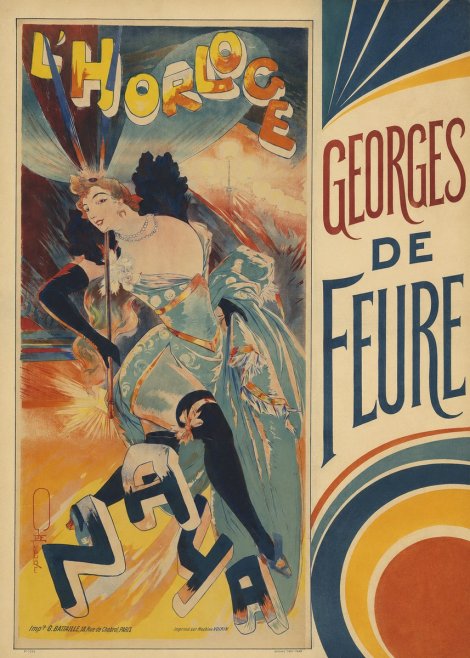 Georges de Feure L'horloge I No4 - Juliste