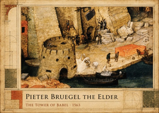 Pieter Bruegel The Tower of Babel II No2 - Juliste