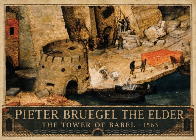 Pieter Bruegel The Tower of Babel II No3 - Juliste